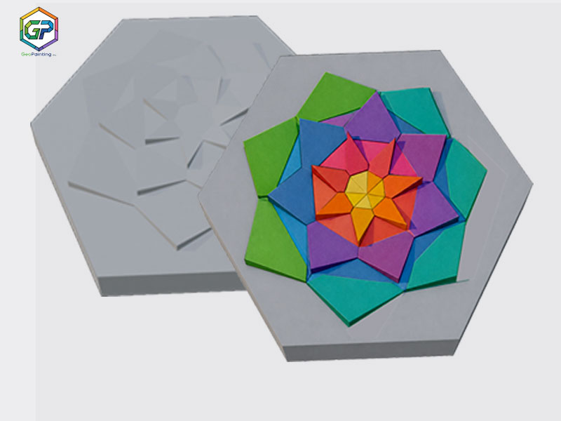 Mandala liggend 1