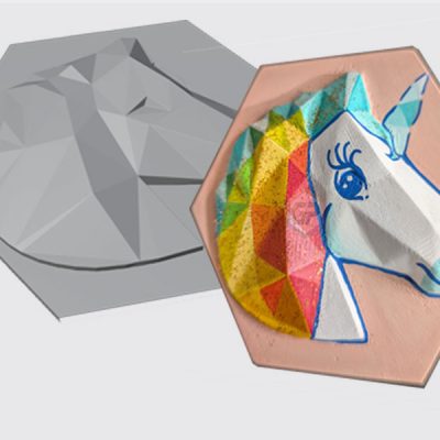CreaBox: Geo Paard 4 stuks